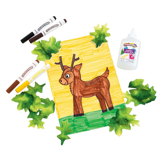 Colorations - groene blaadjes, 200st.