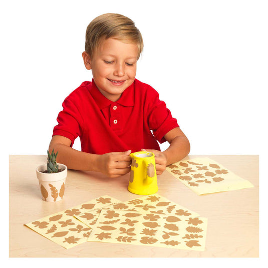 Colorations - botanisch knutselstickers, 400st.