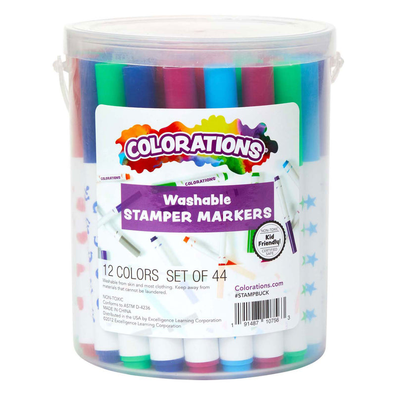 Load image into Gallery viewer, Colorations - uitwasbare stempelstiften, 44st.
