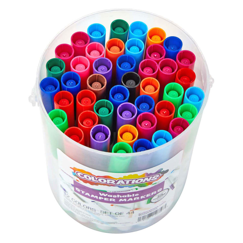Load image into Gallery viewer, Colorations - uitwasbare stempelstiften, 44st.
