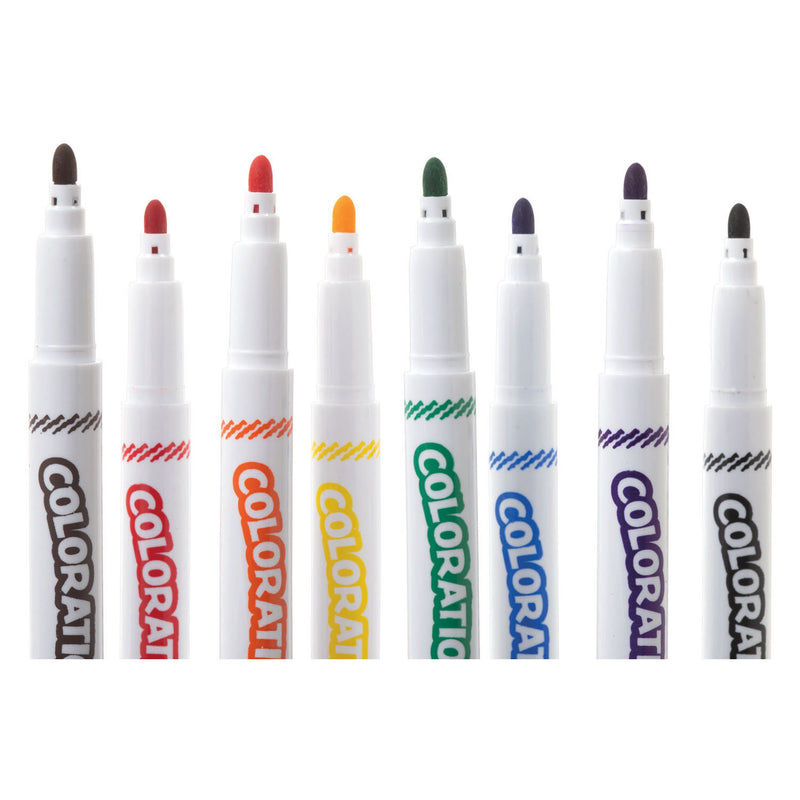 Afbeelding laden in galerijviewer, Colorations uitwasbare viltstiften, 8st.
