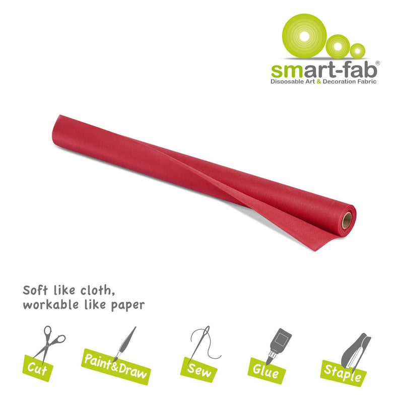 Afbeelding laden in galerijviewer, Smart fab rol 0,61 x 5,5m - rood

