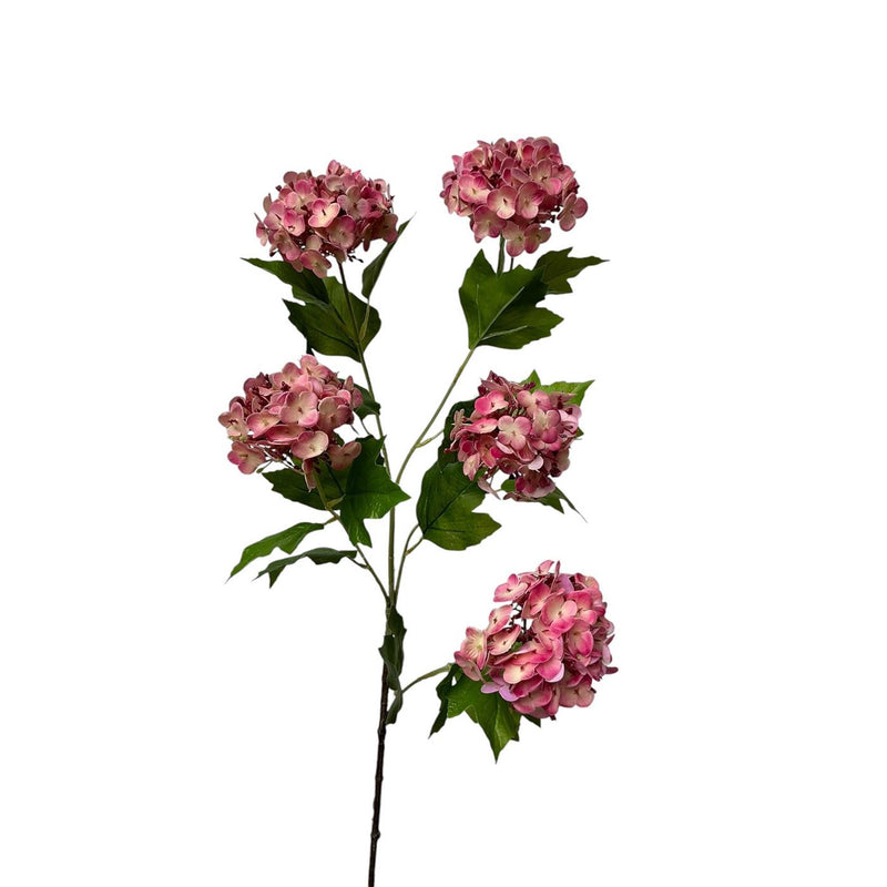 Load image into Gallery viewer, Roberts collection kunstbloem snowbal real touch 85cm mauve
