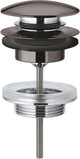 Grohe afvoergarnituur - push-open - hard graphite (antraciet)