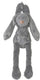 Happy horse konijn richie muziekknuffel - donkergrijs - baby cadeau