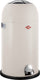 Wesco kickmaster prullenbak | pedaalemmer | 33 liter | metaal - mat zand | afvalemmer - made in germany