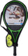 Tennisracket met hoes en 2 ballen - groen