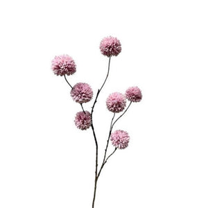 Roberts collection kunsttak pompom licht paars 98cm