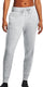 Under armour ua rival fleece jogger dames sportbroek - grijs - wit