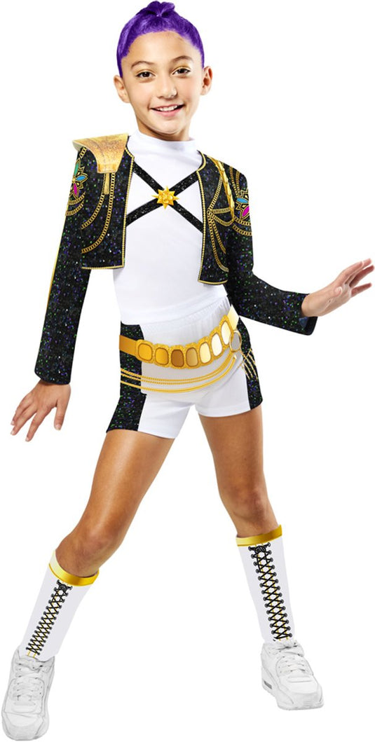 Rubies nl rubies – verkleedkleding – kostuum – kpop demon hunters rumi gold – kind - 11-13 jaar