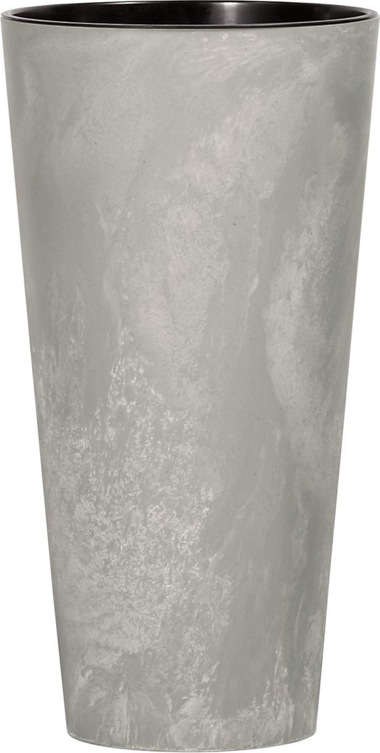 Prosperplast - bloempot - pot met een inzetstuk tubus slim beton - kleur en patroon imiteren beton