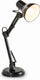 B.k.licht - zwarte tafellamp - industriële bureaulamp - kantelbaar retro metalen design - bureaulamp e14 fitting - excl. lichtbron