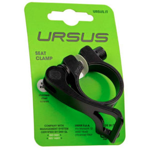 Ursus zadelpenklem urban 34,9mm | snelspanner | zwart