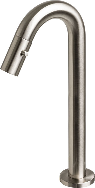 Plieger lupo 2.0 toiletkraan – opbouw fonteinkraan – verhoogd model – uitloop 20.0 cm – 10 jaar garantie – geborsteld chroom