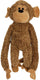Beeztees xl-honden knuffel aap vik - honden speelgoed - hondenspeeltjes - extra groot - zonder piep - pluche - 80x30x20 cm