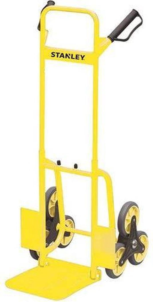 Stanley inklapbare steekwagen ft521 - opvouwbare transportkar met 6 steekwagenwielen - max. draagcapaciteit 120kg - metaal - 68 x 49 x 113 cm - steekkar steekwagen opvouwbaar