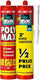 Bison poly max express wit 2x 425gr, duo verpakking, 2e koker halve prijs, - montagelijm, lijmen,monteren en afdichten, unieke smp technologie, oplosmiddelvrij, binnen en buiten, vrijwel alle ondergronden