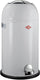 Wesco kickmaster prullenbak | pedaalemmer | 33 liter | metaal - grijs | afvalemmer - made in germany