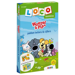 Wpg uitgevers loco bambino woezel pip pakket letters cijfers
