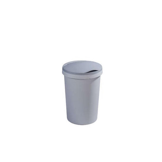 Sunware twinga prullenbak met klepdeksel 45 liter grijs diameter 37,5x54cm