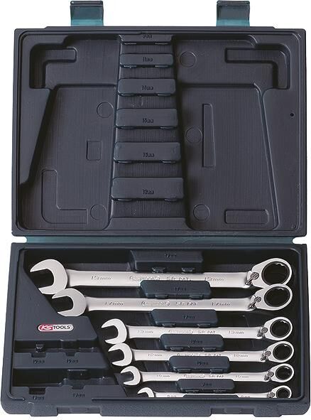 Ks tools ks-tools ratelsleutel set gearplus set of ratchet wrenches switchable 6 pcs.