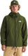 The north face m antora rain hoodie heren outdoorjas - woodland groen
