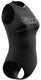 Speedo endurance+ logo hydrasuit 1 piece dames sportbadpak - zwart wit