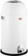 Wesco kickmaster prullenbak | pedaalemmer | 33 liter | metaal - wit | afvalemmer - made in germany