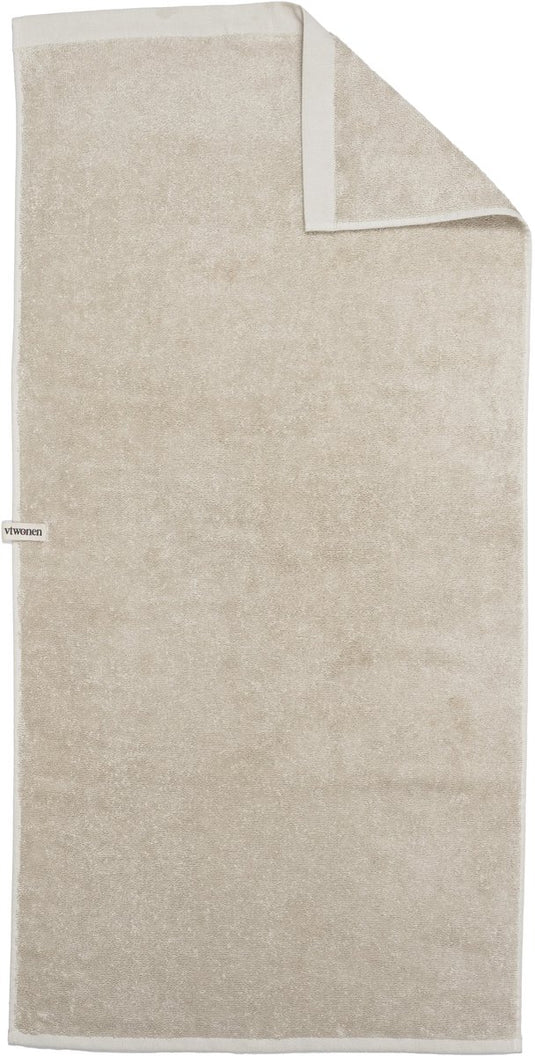 Vtwonen - soft embrace - badhanddoek - 50x100 cm - zand