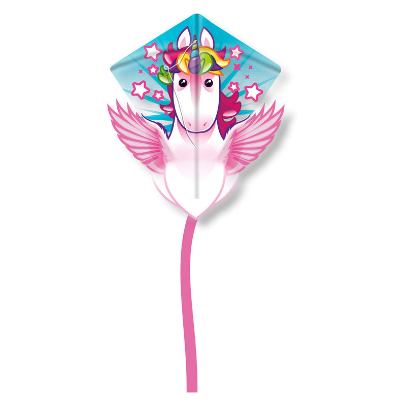 Load image into Gallery viewer, Kites ready 2 fly - pop-up nylon vlieger eenhoorn
