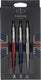 Parker jotter london trio discovery-geschenkset met pennen en potlood: balpen (koningsblauw), gelpen (rood kensington) en vulpotlood (roestvrij staal)