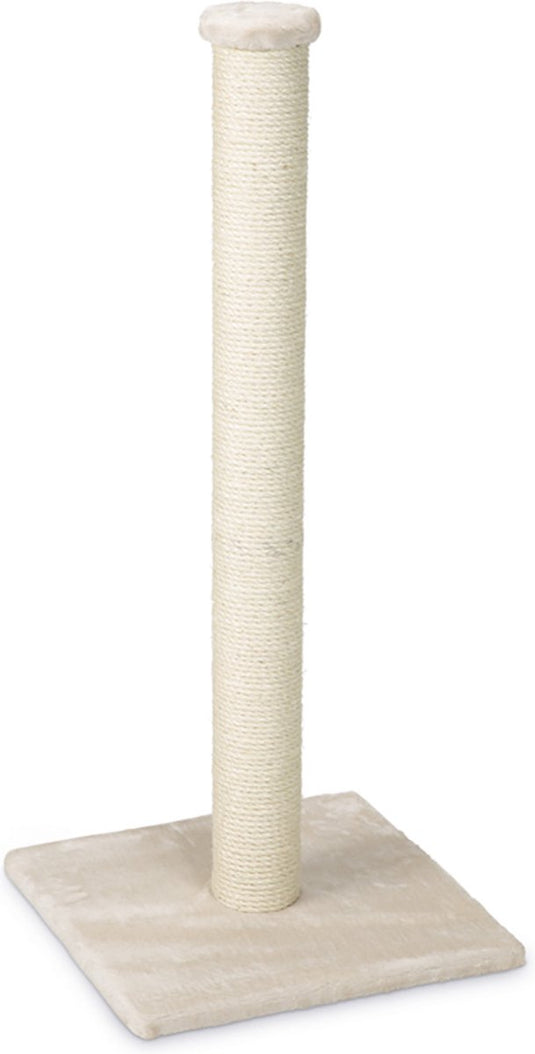 Beeztees gina - krabpaal - beige - xl - 40x40x90cm