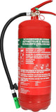 Alecto bs-6 brandblusser - schuimblusser 6 liter - brandklasse ab - inclusief ophangbeugel