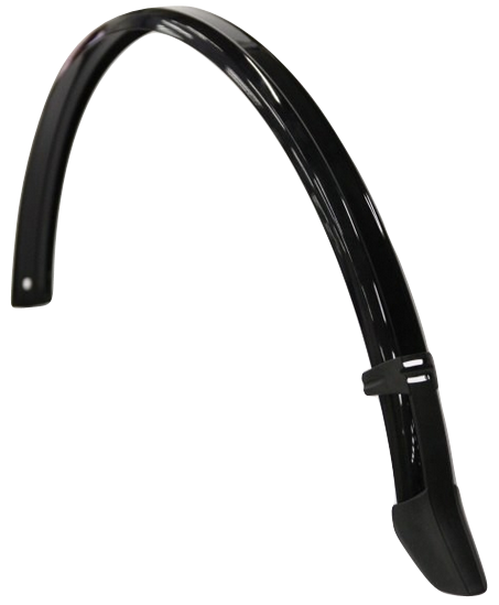 Gazelle achterspatbord sks 28 zwart dakprofiel