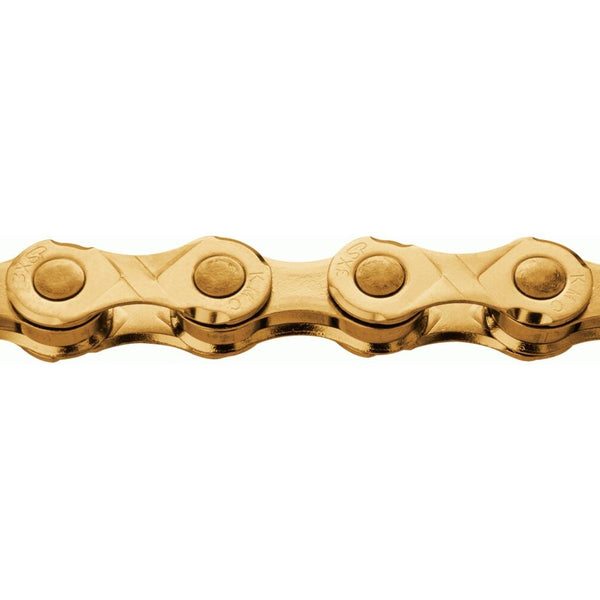 KMC chain e12 Ti-Ni gold, 1/2x11/128, 130 links, 5.2mm pin, 12 speed