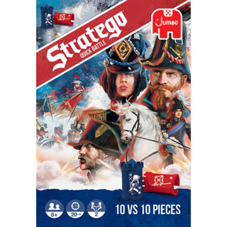 Jumbo kaartspel stratego quick battle | 2 stuks