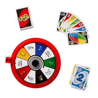 Load image into Gallery viewer, Mattel games uno spin kaartspel

