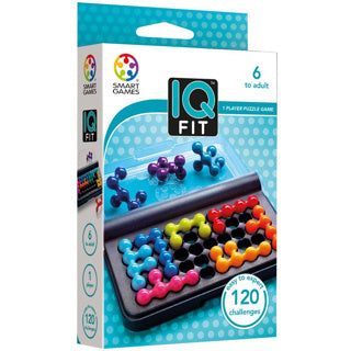 Smartgames iq fit - logisch denkspel reispuzzel - 120 opdrachten met 3d puzzelstukken - educatief solospel voor kinderen en volwassenen - vanaf 6 jaar