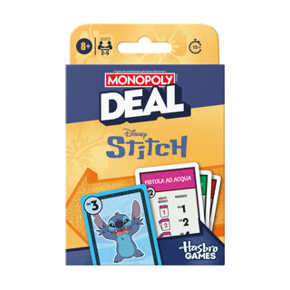 Hasbro spel monopoly deal stitch | 4 stuks