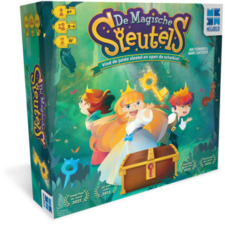 Load image into Gallery viewer, Megableu de magische sleutels - betoverend kinderspel - sprookjesachtig bordspel voor 2-4 spelers - vanaf 6 jaar - bekroond in duitsland
