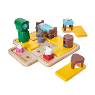 Smartgames de wolf en de 7 geitjes - logisch denkspel voor kleuters jonge kinderen - 48 opdrachten met prentenboek - educatief solospel - vanaf 3 jaar