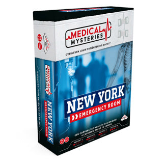 Identity games medical mysteries: new york emergency room - coöperatief spel - werk samen om de patiënten te redden