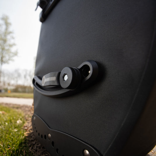 Lynx fietstas enkel tpu 28l bruin waterdicht e-bike hayes