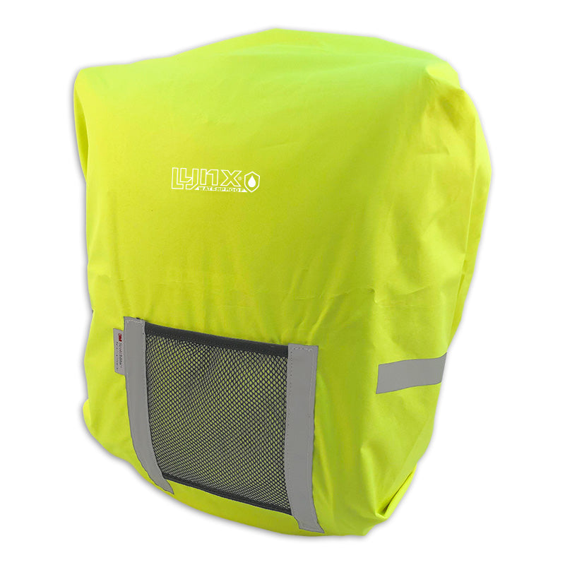 Load image into Gallery viewer, Lynx regenhoes voor fietstas en rugzak

