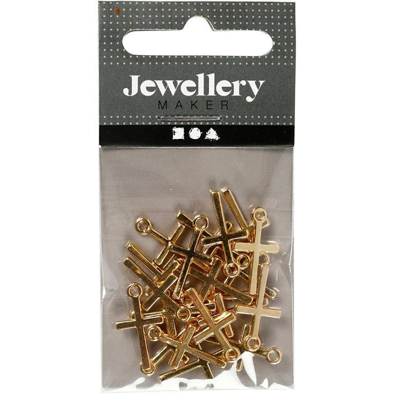 Load image into Gallery viewer, Https: www.cchobby.nl hanger-afm-10x18-mm-verguld-20-stuk-1-doos
