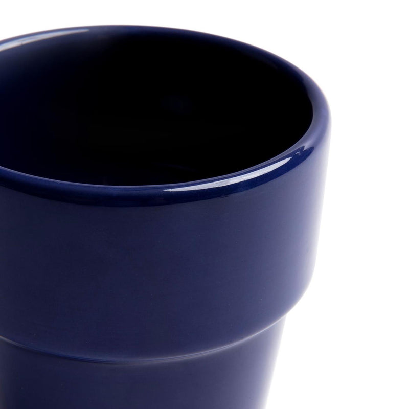 Load image into Gallery viewer, Boerenbont boerenblauw melkbeker 0,25l donkerblauw doos a 6 stuks
