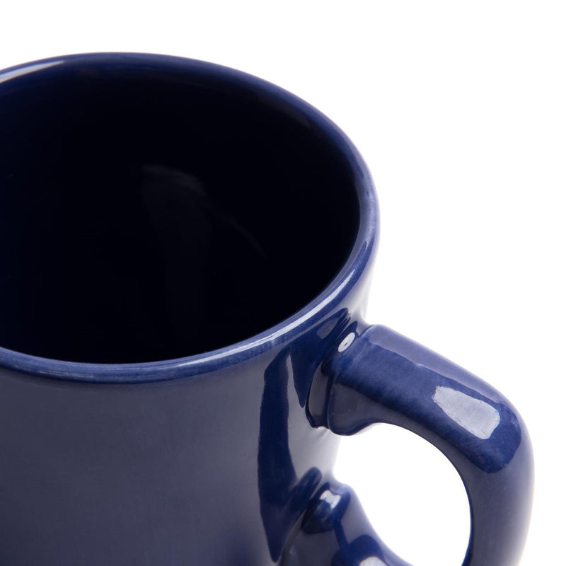Load image into Gallery viewer, Boerenbont boerenblauw beker 0,2l donkerblauw doos a 6 stuks
