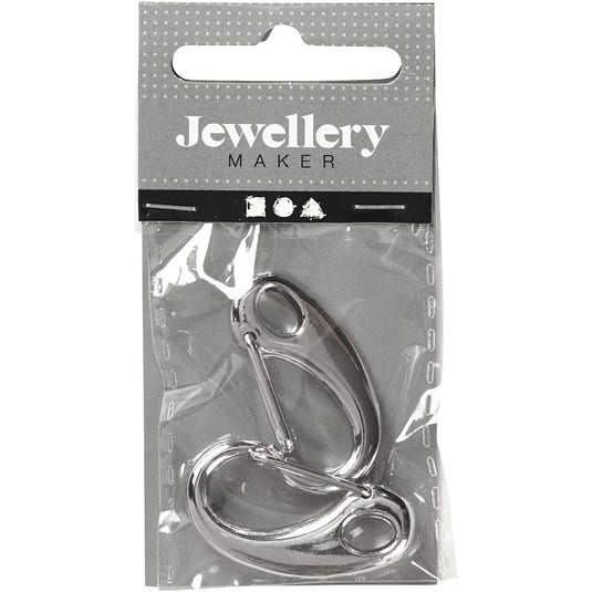 Creativ company https: www.cchobby.nl sleutelhaak-l-30-mm-b-15-mm-verzilverd-2-stuk-1-doos