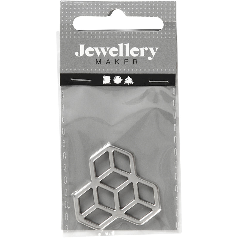 Afbeelding laden in galerijviewer, Https: www.cchobby.nl sieraden-hanger-d-30-mm-verzilverd-1-stuk
