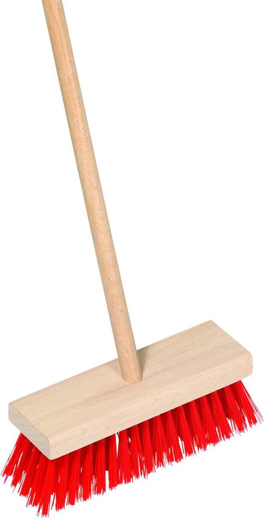 Goki kinderborstel 65 cm rood
